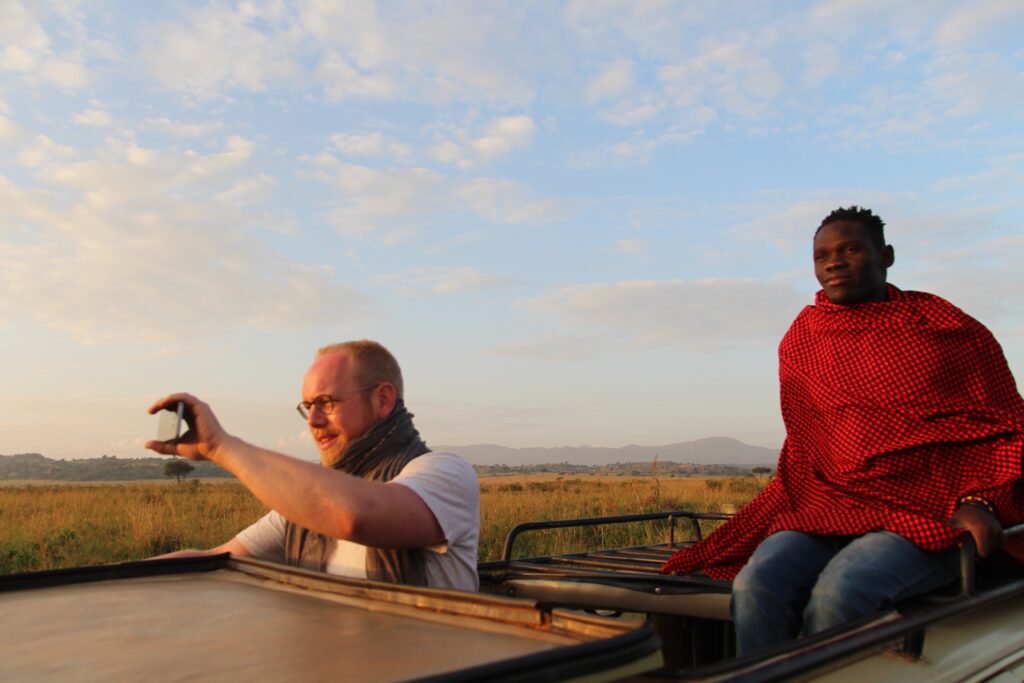 Jan Boelo at Kidepo Valley National Park in Uganda