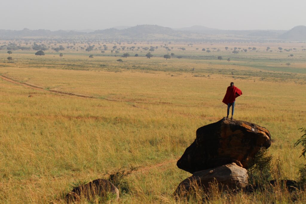 View of Kidepo Valley National Park in Norhern Karamoja Uganda